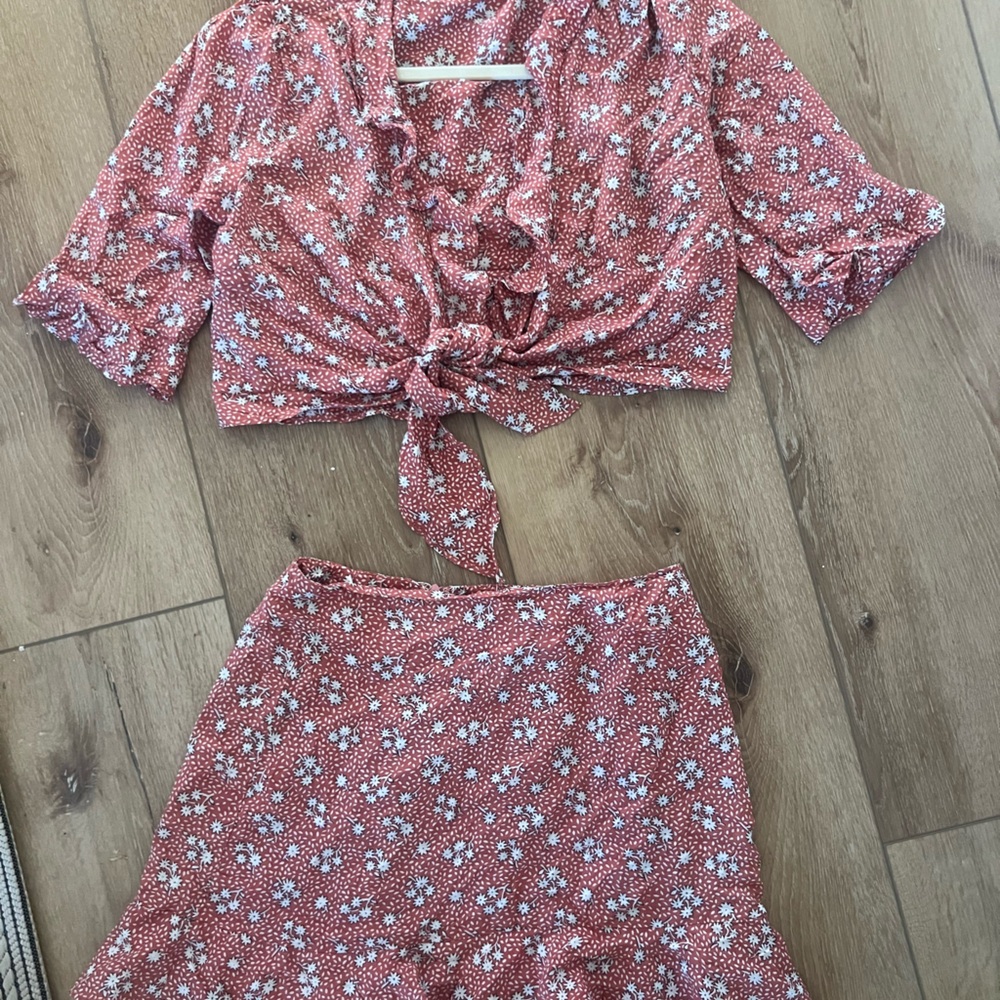 Lulus 2 piece dress set